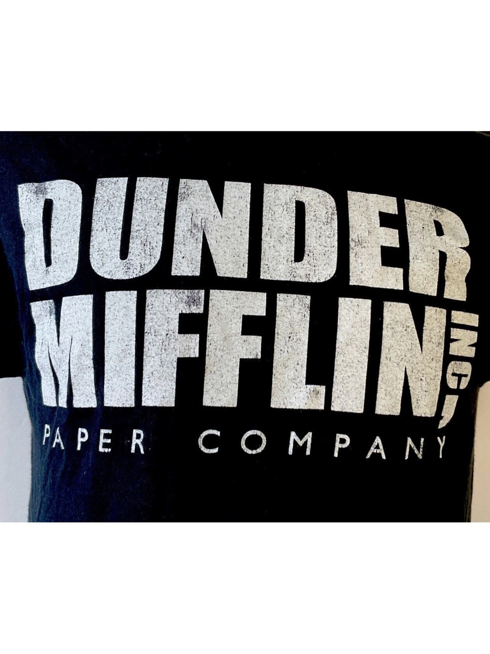 Official The Office Dunder Mifflin Inc Paper Company Logo T-Shirt Medium - Picture 2 of 6